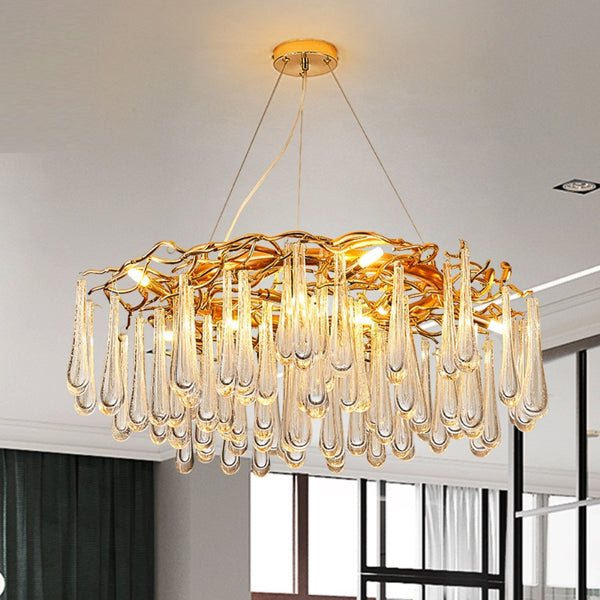 Tree Branch Crystal Chandelier for Dining Room