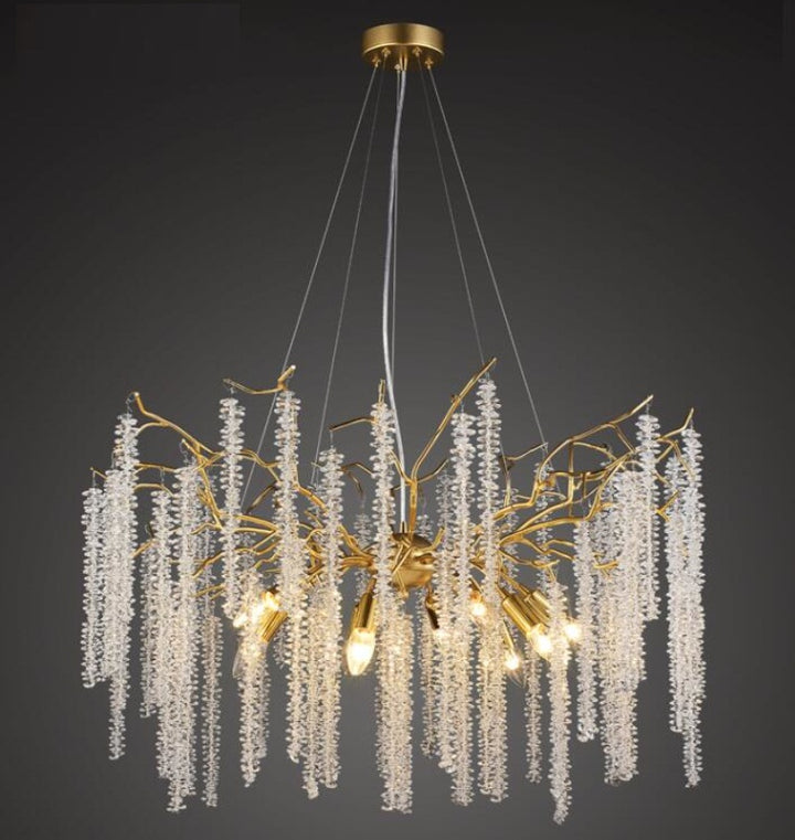 French Style Modern Crystal Chandelier for Living Room