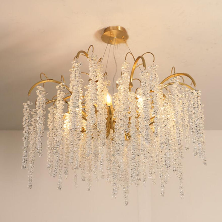 Living Room Modern Crystal Chandelier Tree Branch Style