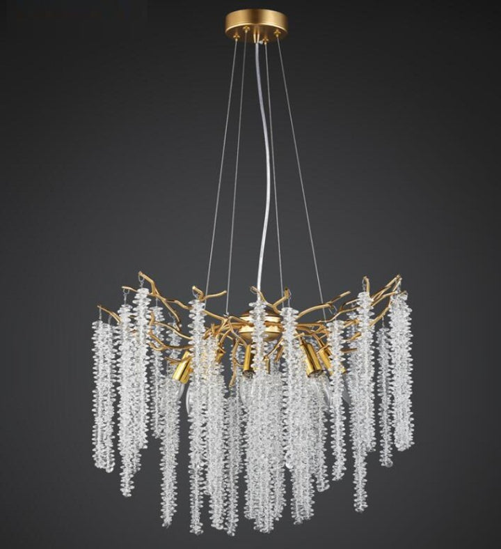 French Style Modern Crystal Chandelier for Living Room