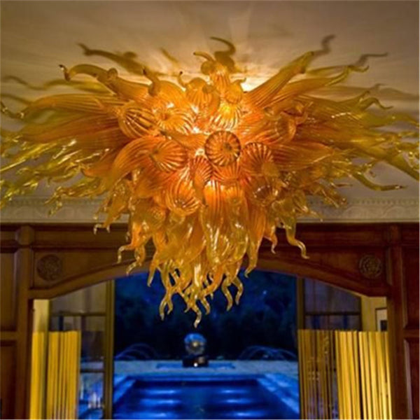 Dining Room Blown Glass Chandelier Chihuly Home Decor