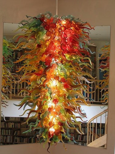 chihuly glass chandelier