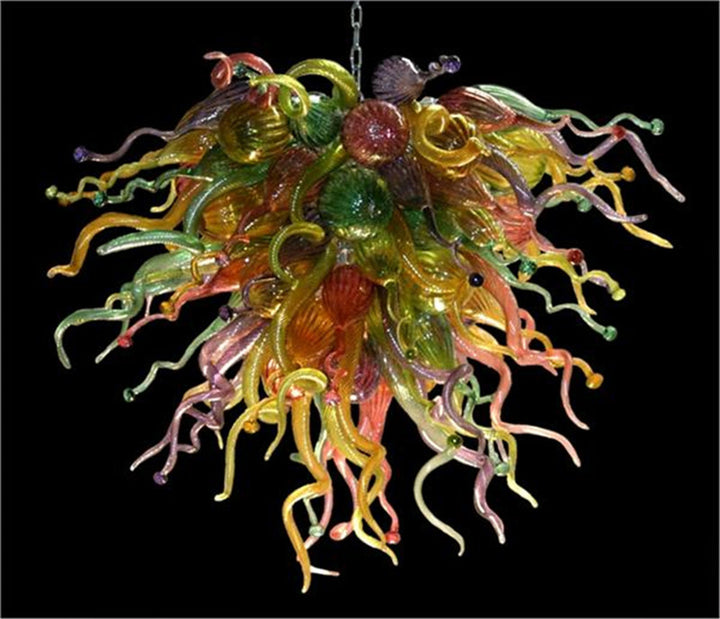 Fancy Modern Blown Glass Chandelier