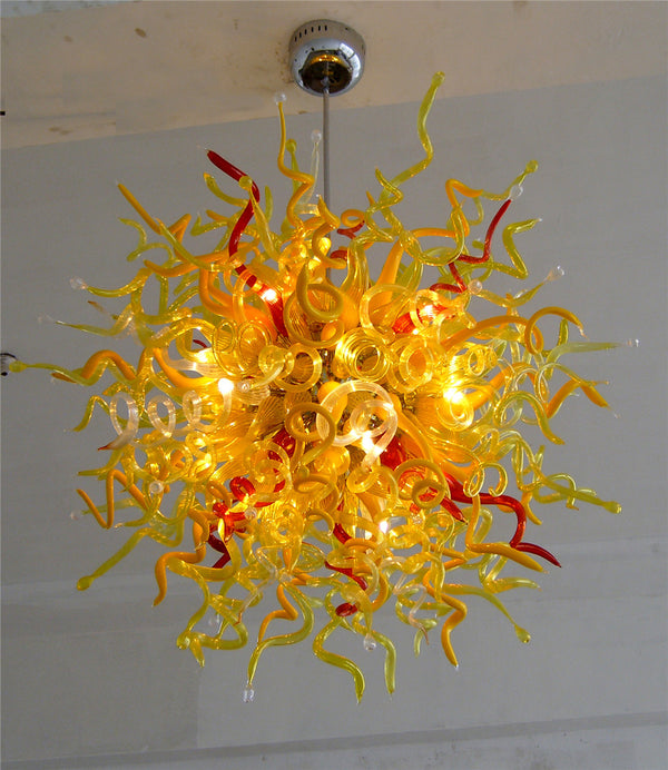 Dining Room Murano Glass Blown Chandelier Modern Lamp