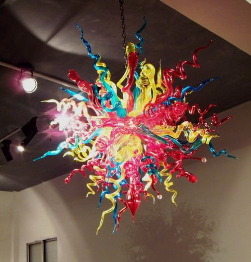 colorful chandelier