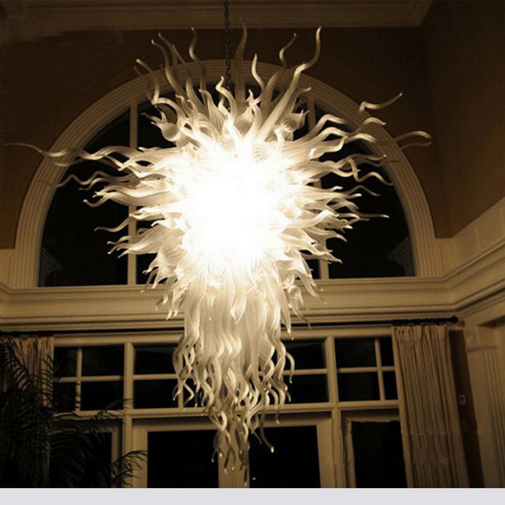 modern entryway chandelier