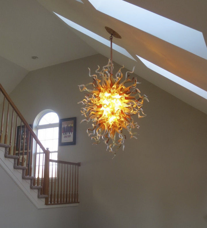 stoped ceiling chandelier