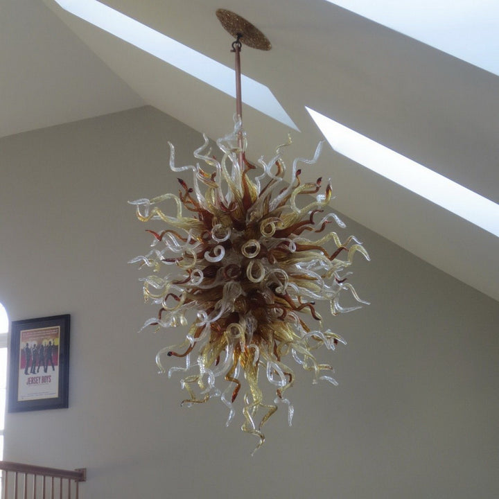 stoped ceiling chandelier