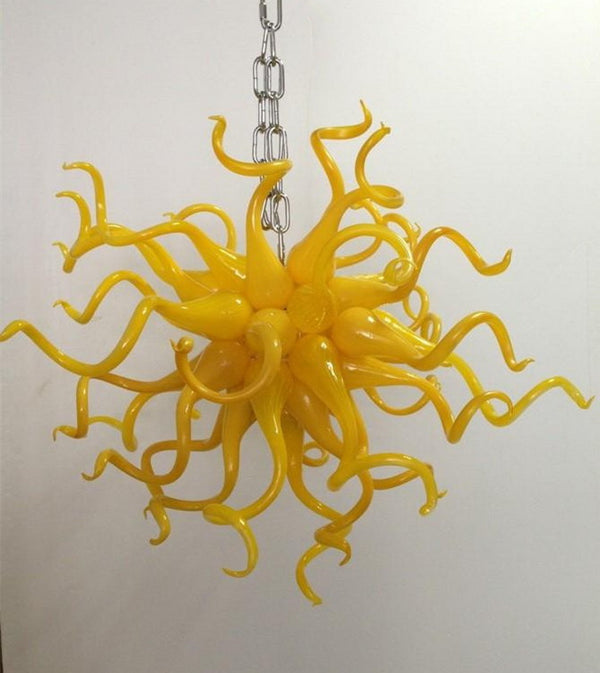 artistic glass chandelier