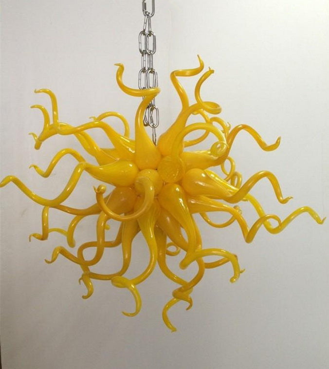 artistic glass chandelier