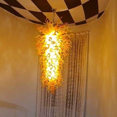 hight ceiling chandelier