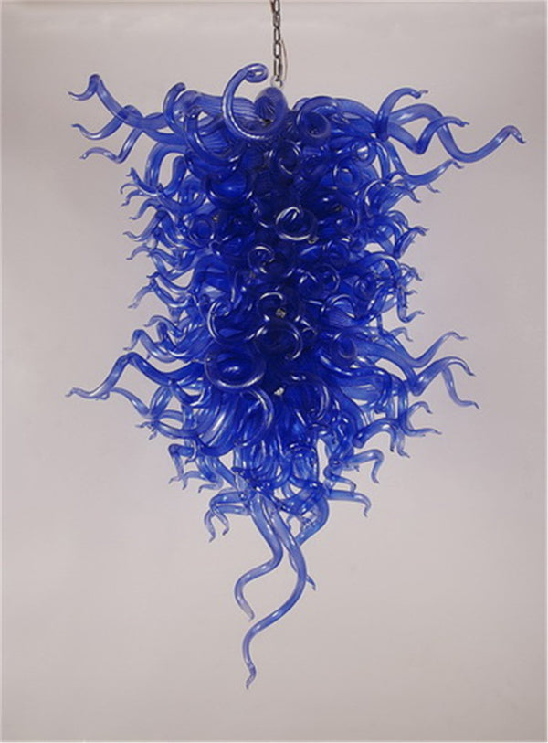 Special Design Blue Blown Glass Chandelier Lighting for Home