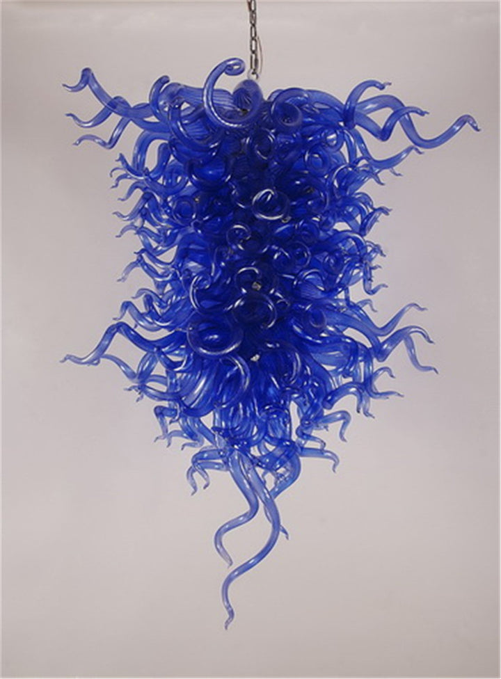 Special Design Blue Blown Glass Chandelier Lighting for Home