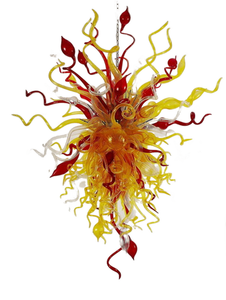 Blown Glass Chandelier Murano Style Pendant Lights