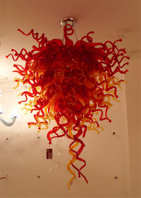 Personalized Blown Glass Chandelier Lights for Wedding
