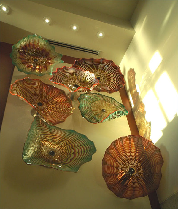 Hot Sale Murano Glass Wall Lamps Modern Art Plate