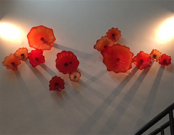 Newest Wall Lamp Living Room Murano Glass Plate